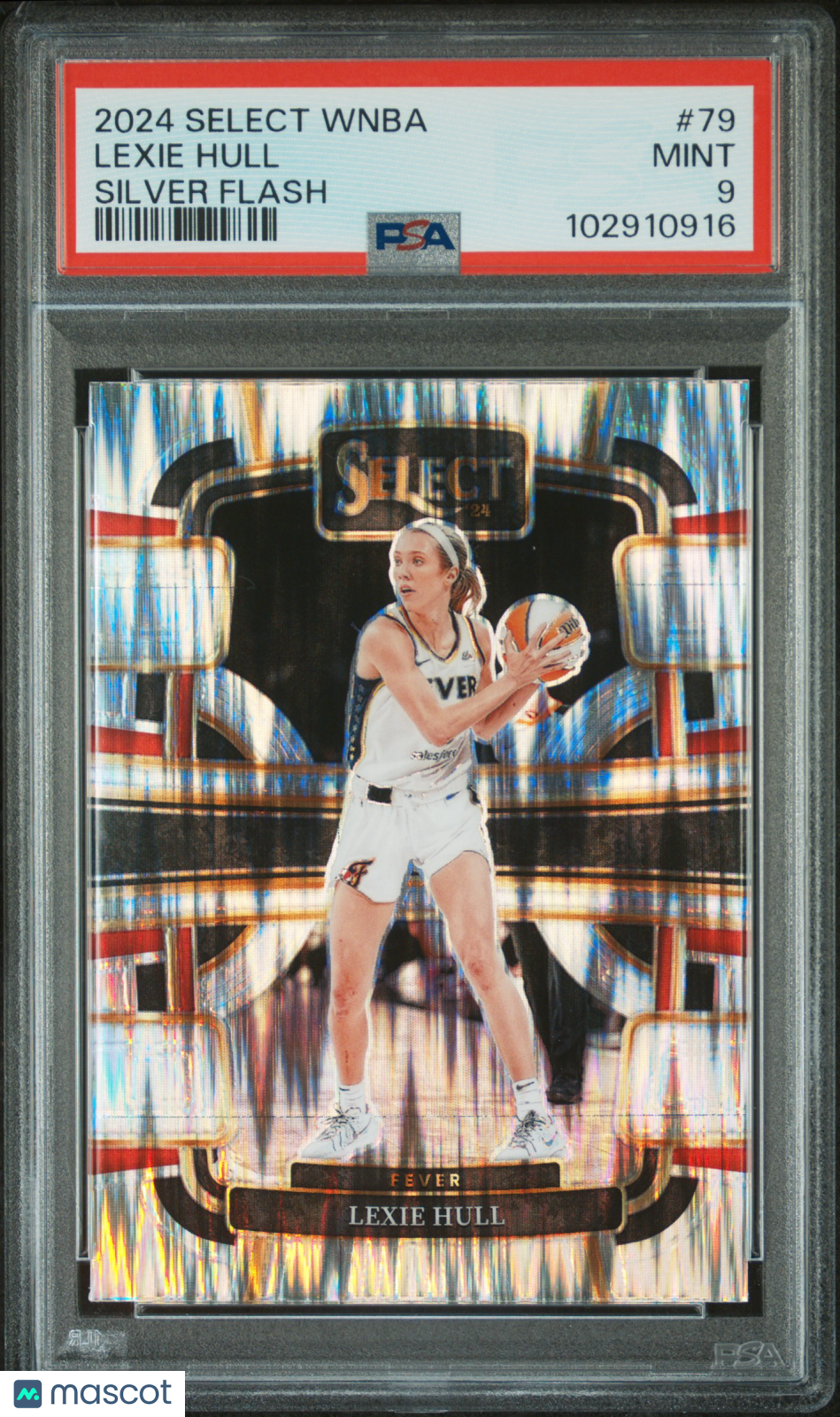 20224 Select WNBA Silver Flash Prizm #79 Lexie Hull Fever PSA 9 MINT