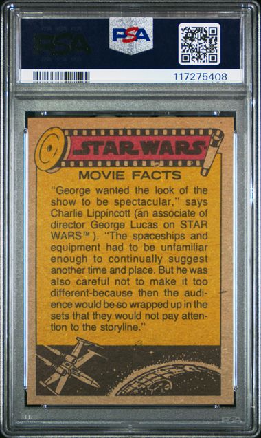 1977 Topps Star Wars - Artoo-Detoo Is Left Behind #15 - PSA 7