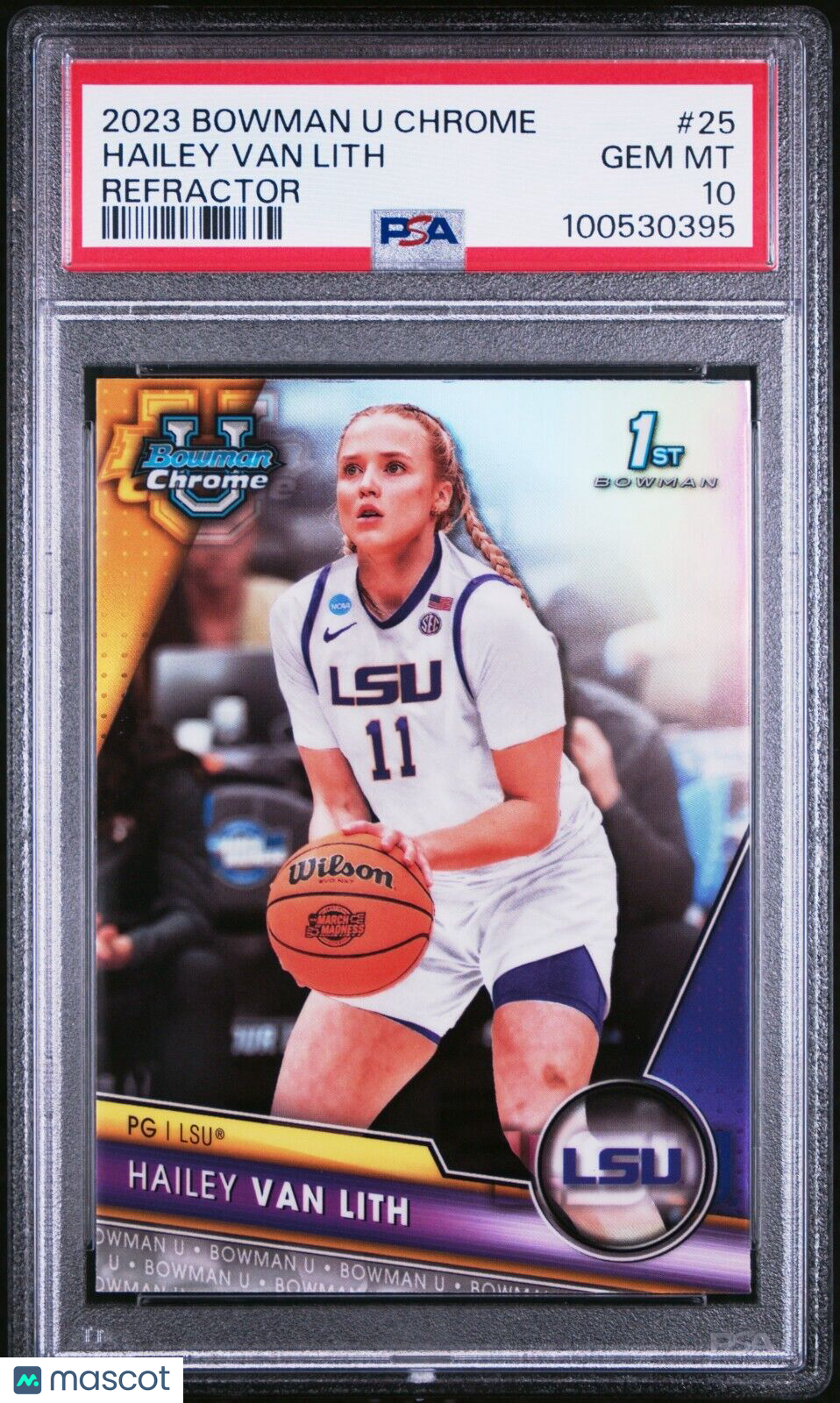 2023 Bowman U Chrome Hailey Van Lith #25 Refractor Rookie PSA 10 ROOKIE