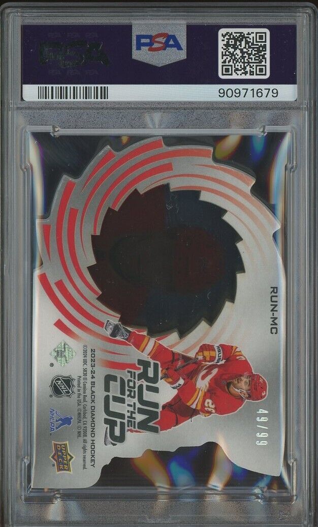 2023 Black Diamond Hockey Run For The Cup Matthew Coronato RC ROOKIE - /99 PSA 8
