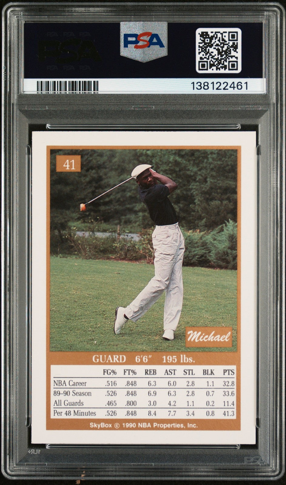 1990 Skybox NBA - Michael Jordan #41 - PSA 6