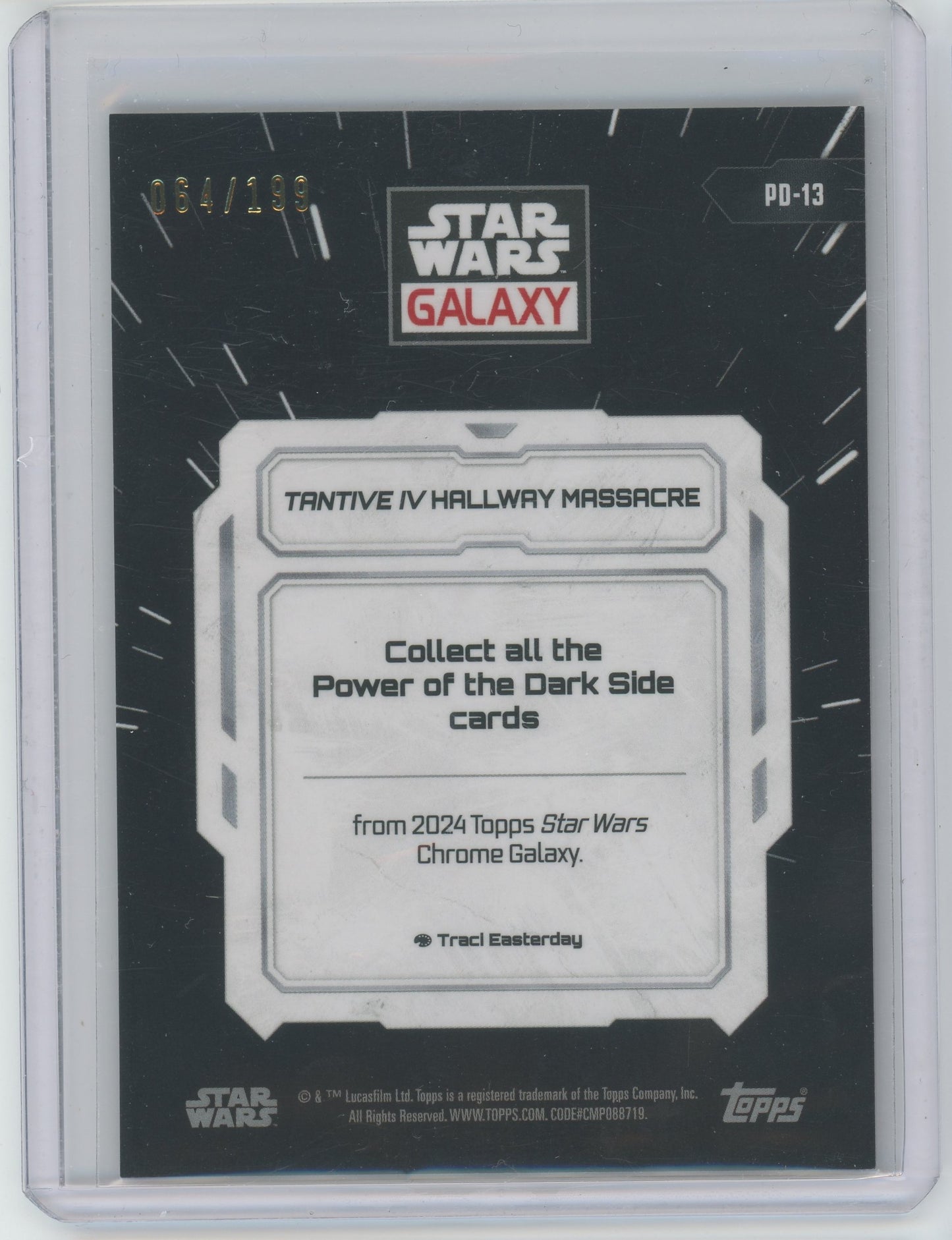 Star Wars Galaxy Tantative IV Hallway Massacre 064/199 #PD-13