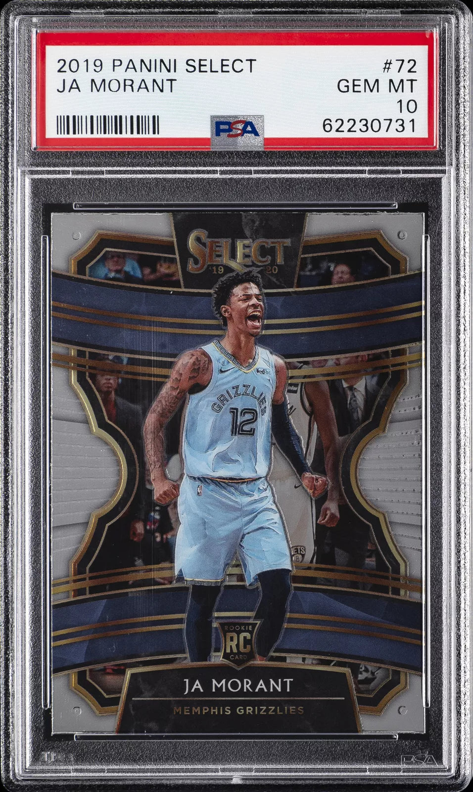 2019 Panini Select Ja Morant ROOKIE #72 PSA 10
