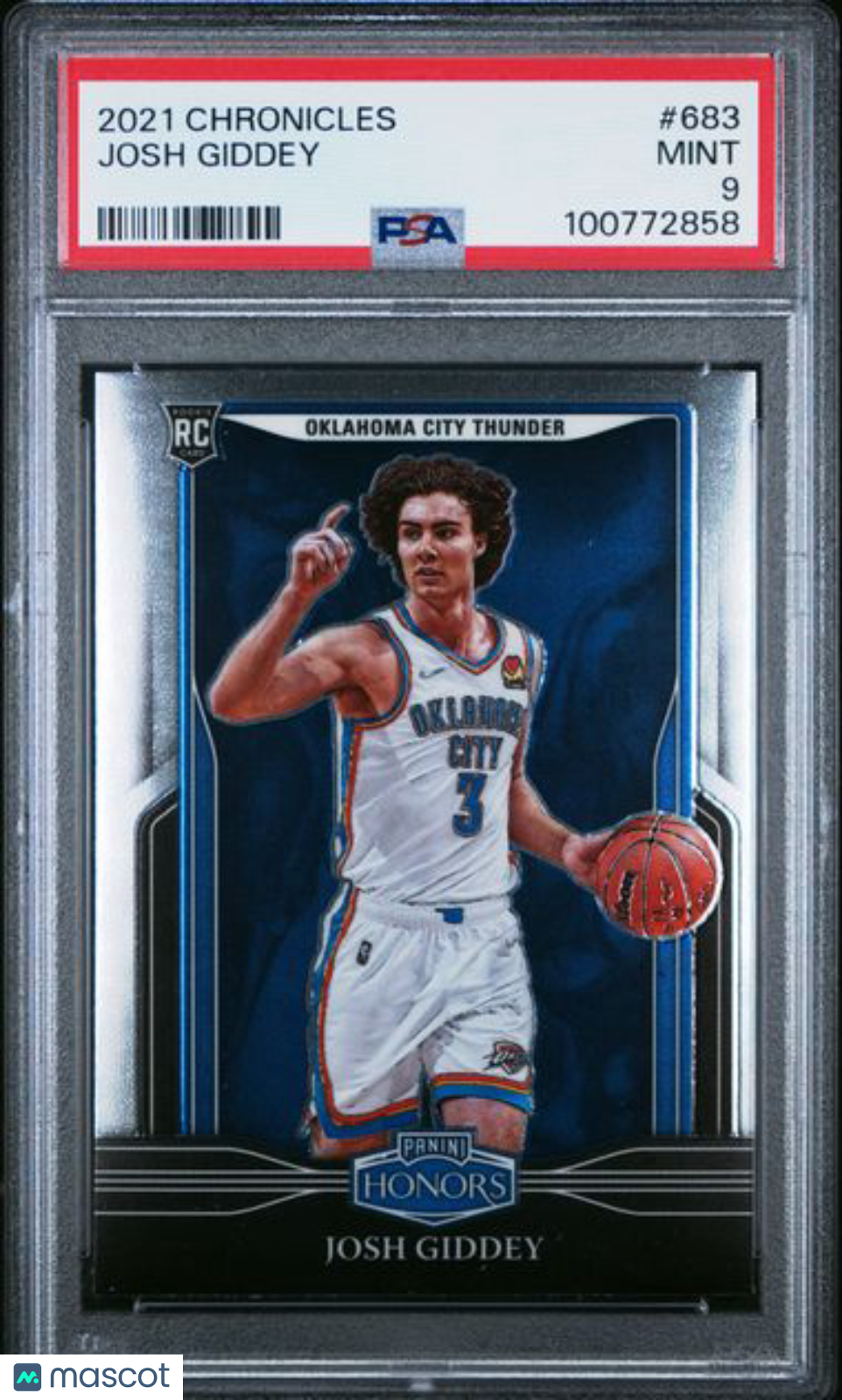 2021 Panini Chronicles #683 - Josh Giddey - Thunder ROOKIE - PSA