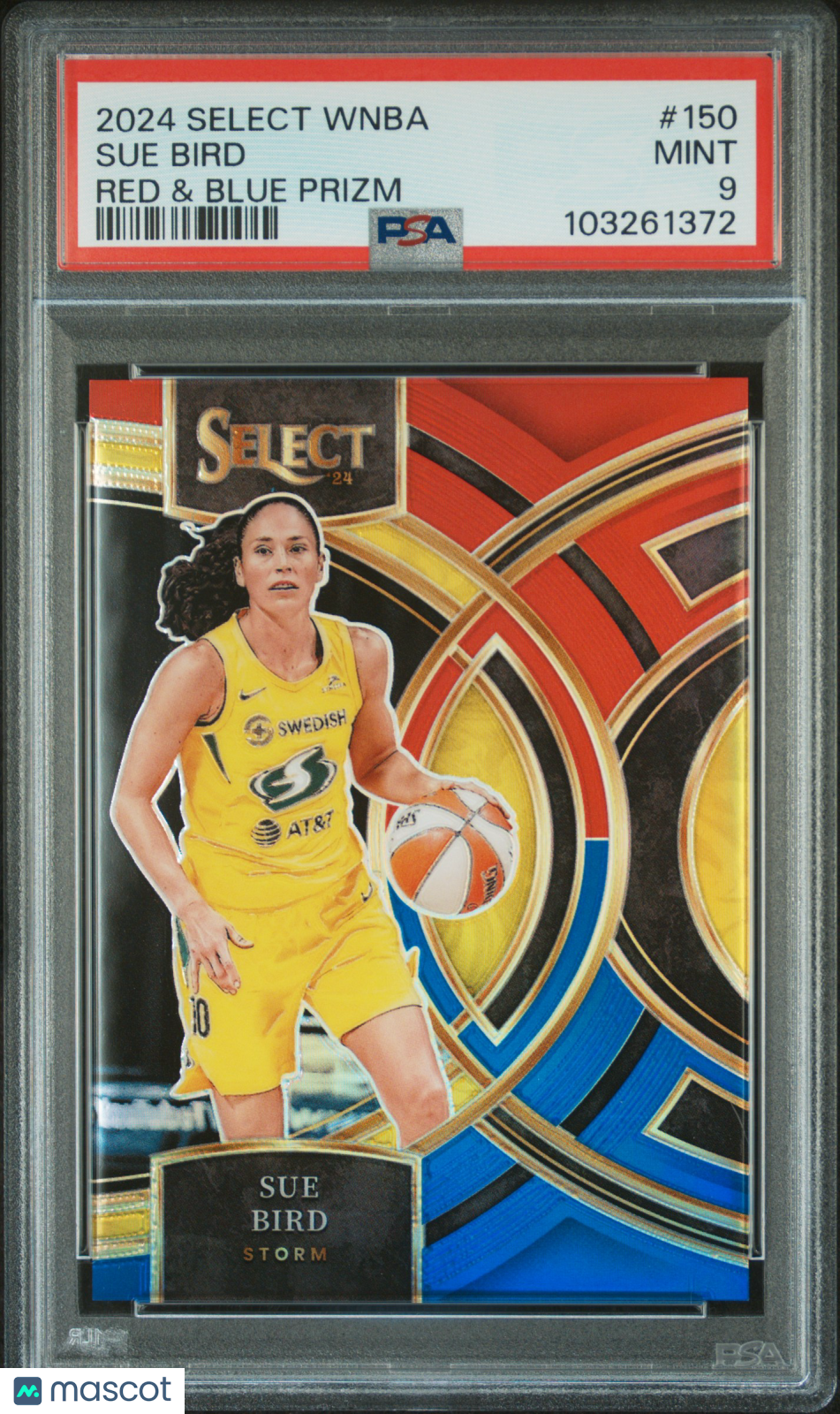 2023 2024 Panini Select Sue Bird #72 - /399 Red Blue Prizm - PSA 9 - /399