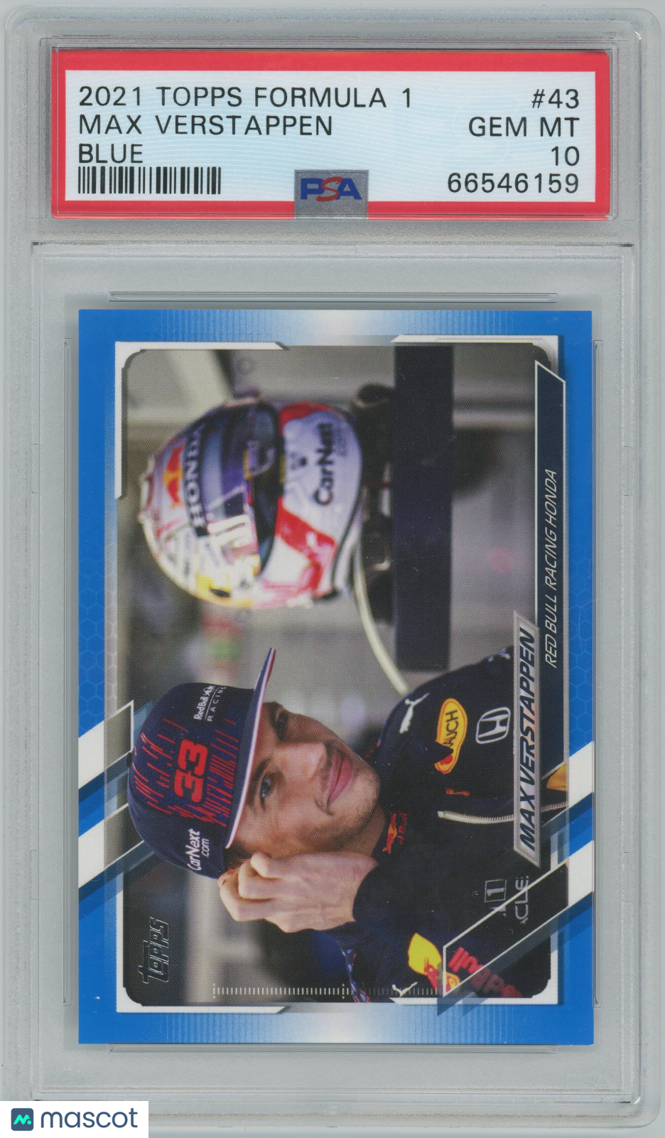 2021 Topps Formula 1 Max Verstappen #43 PSA 10 - /99, ## 40/99