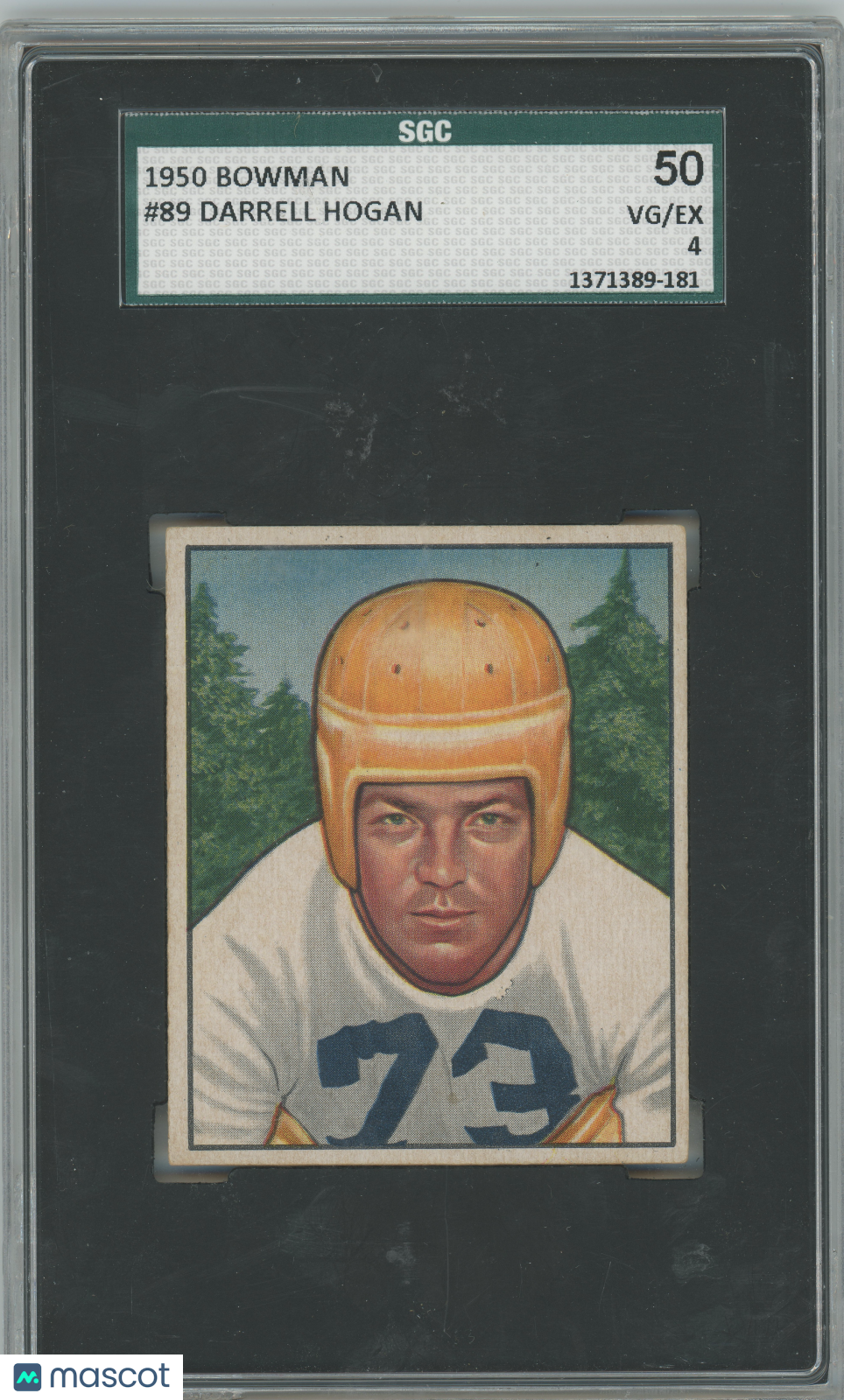 1950 Bowman - Darrell Hogan #50 - VINTAGE - SGC 4