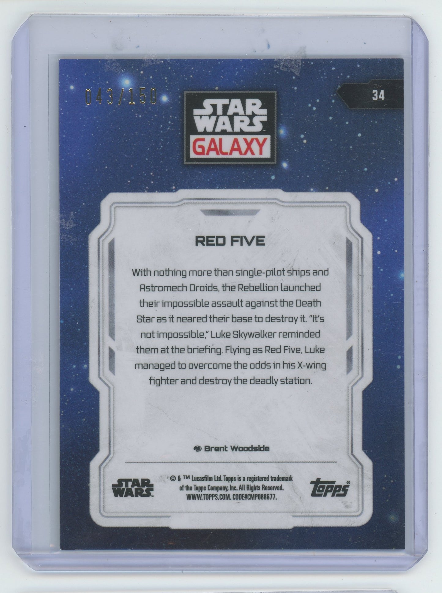 Star Wars Galaxy Red Five 043/150 #34