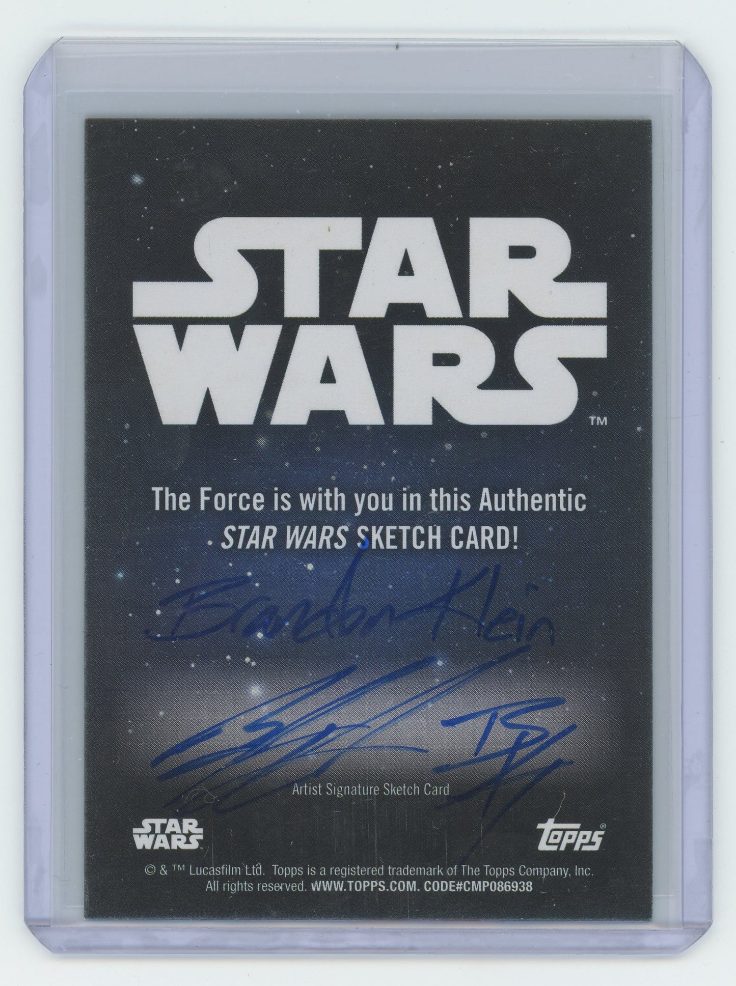 2024 Star Wars Galaxy C3PO 1/1 Sketch Card