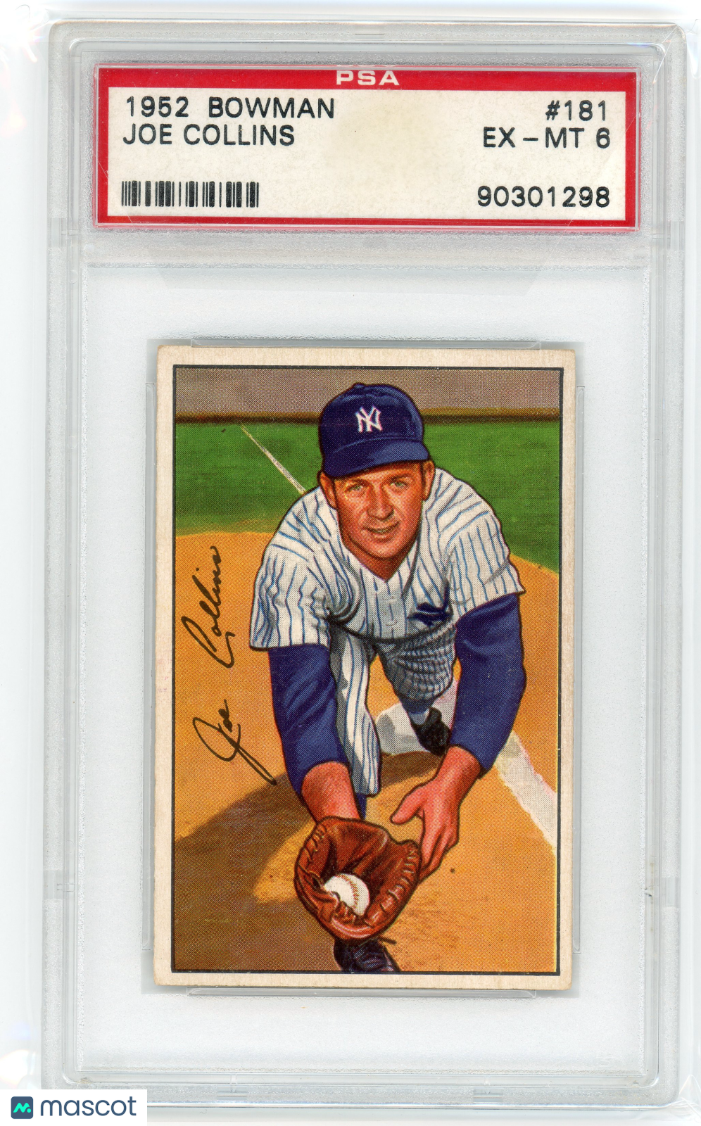 1952 Bowman Joe Collins #181 PSA 6