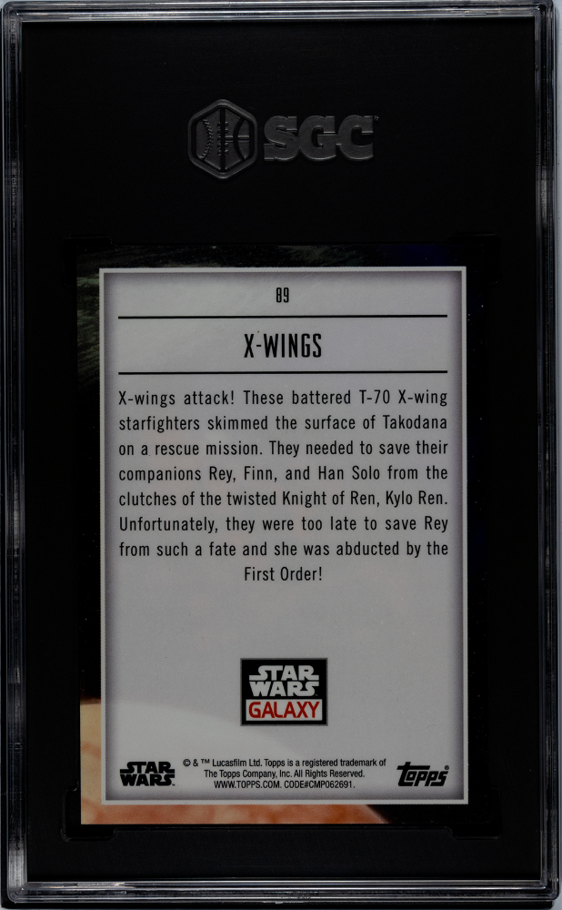 2023 Star Wars Galaxy - X-Wings #89 - Mojo /50 - SGC 10