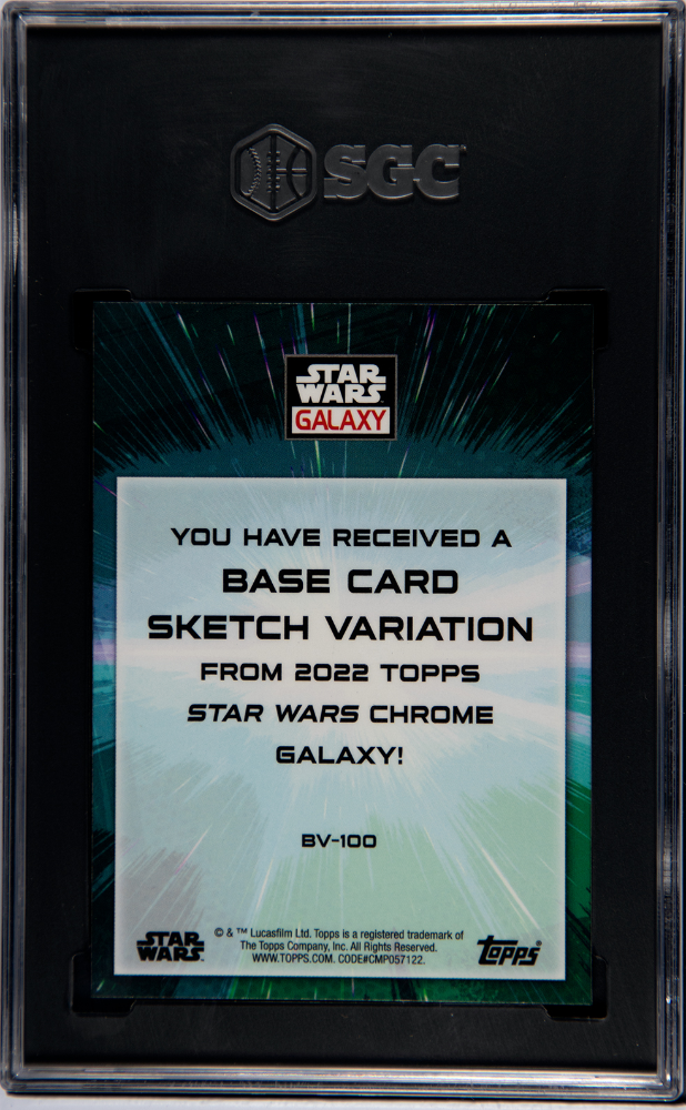 2022 Star Wars Galaxy - Anakin Skywalker #BV-100 - Sketch Variation - SGC 10
