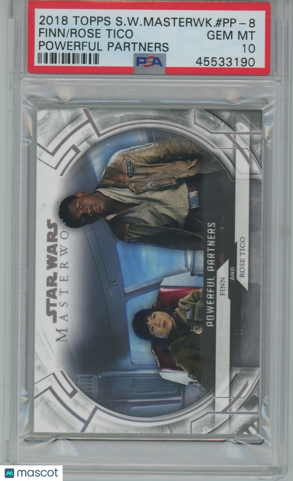 2018 Topps Star Wars Masterwork #PP-8 Powerful Partners PSA 10 pop 4