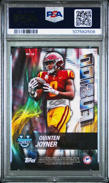 2024 Bowman U Best - Woody Marks + Quinten Joyner - 1/1 Superfractor - PSA - 1/1