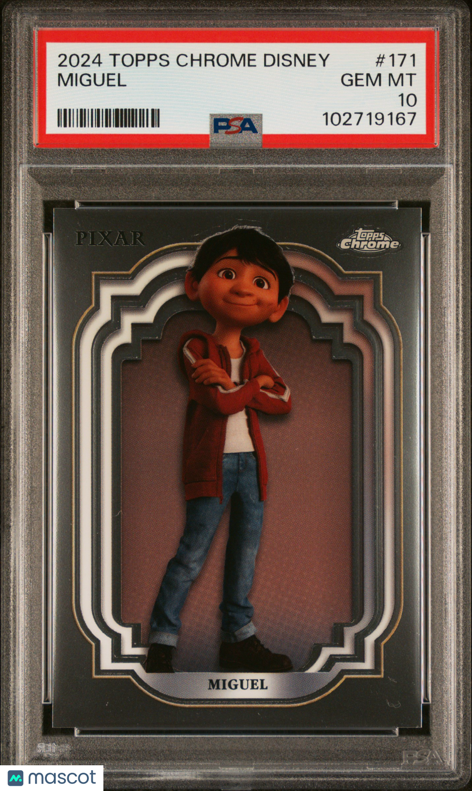 2024 Topps Chrome Disney #171 Miguel PSA 10 GEM MINT