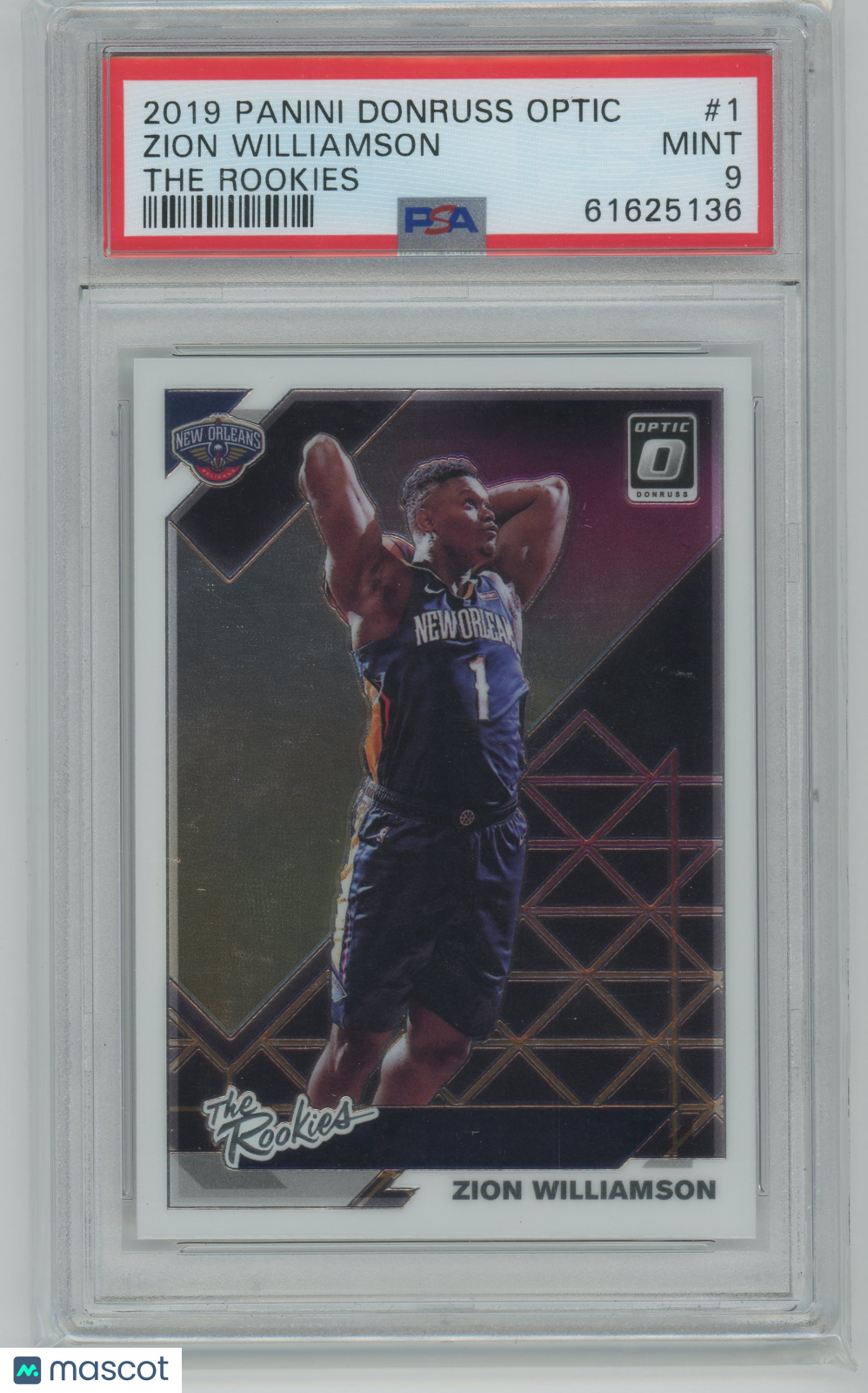 2019 Panini Donruss Optic The Rookies Zion Williamson #1 PSA 9