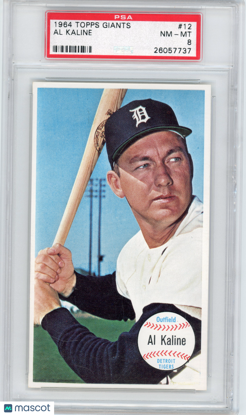 1964 Topps Giants Al Kaline #12 PSA 8