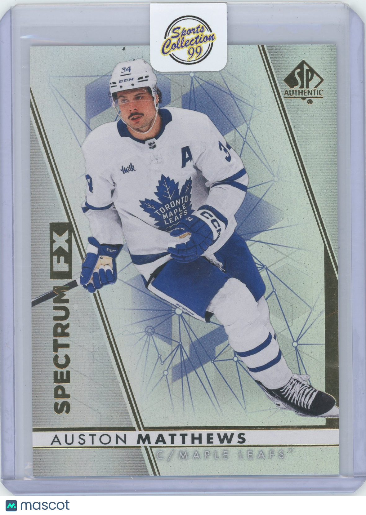 2023 2022-23 SP Authentic Hockey Auston Matthews #S-94 Silver Refractor