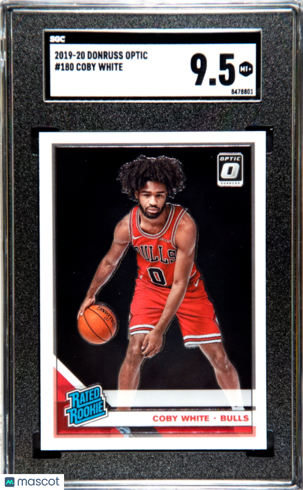 2019-20 Donruss Optic Coby White ROOKIE #180 SGC 9.5