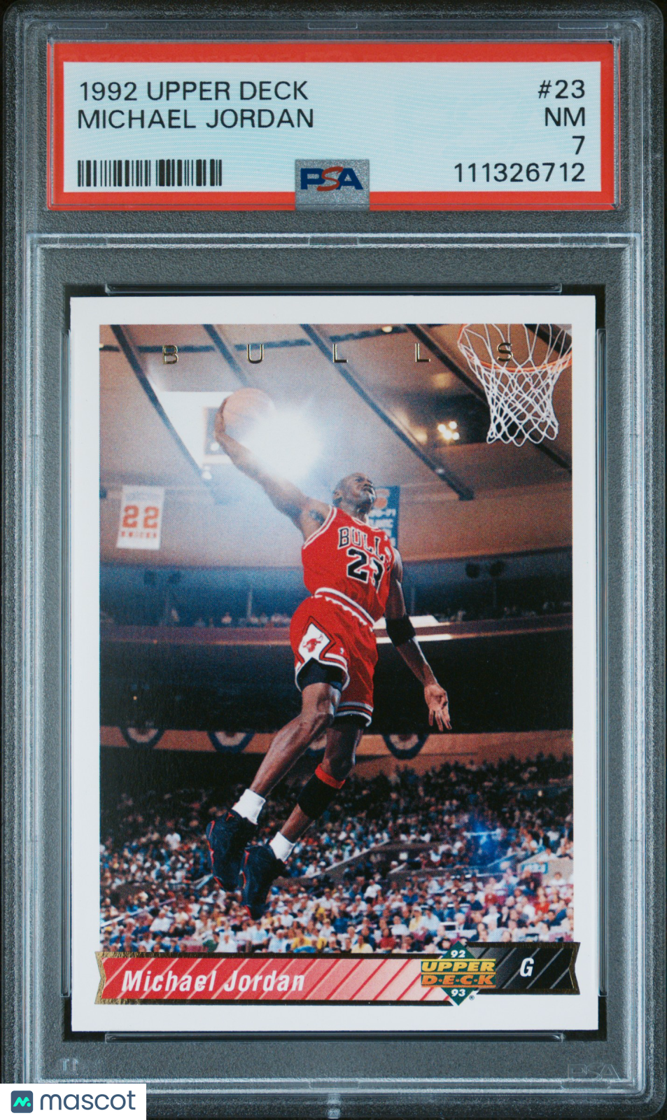 1992 Upper Deck Michael Jordan #23 PSA 7