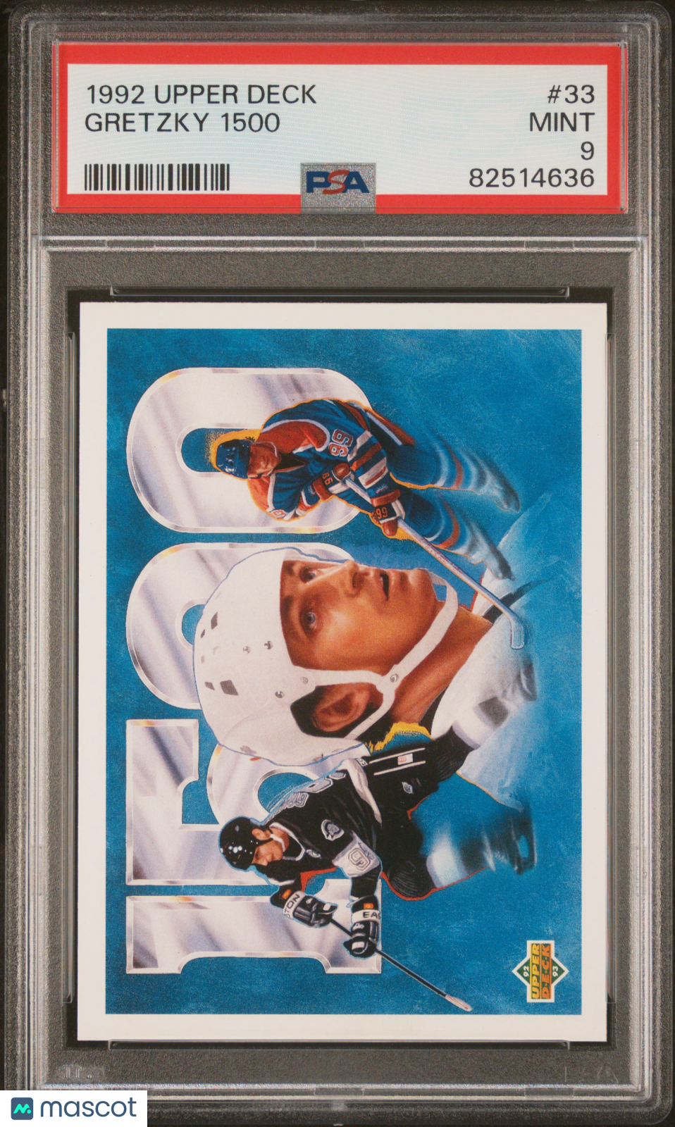 1992 Upper Deck Gretzky 1500 #33 PSA 9