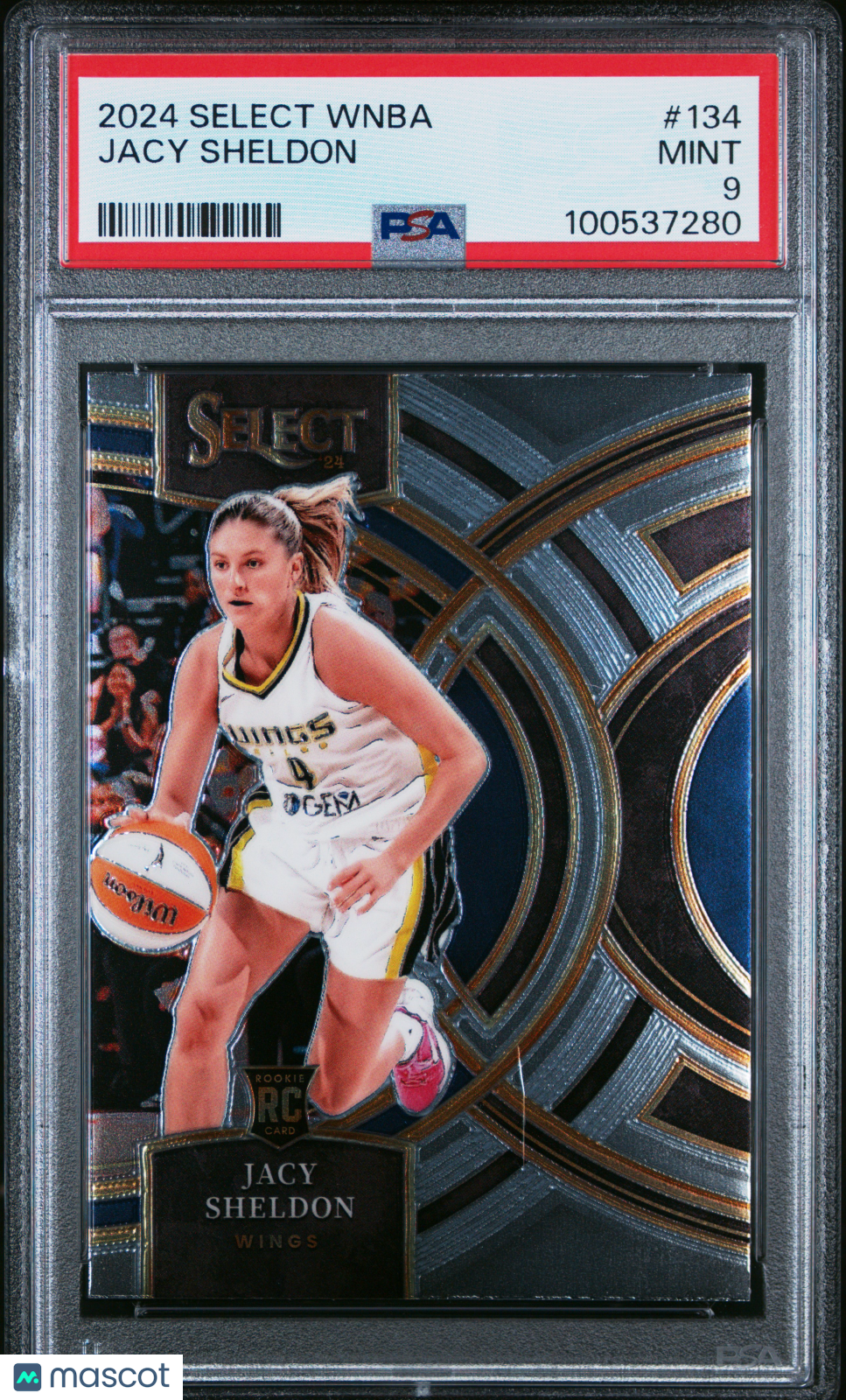 2024 Panini Select WNBA Jacy Sheldon ROOKIE #134 PSA 9