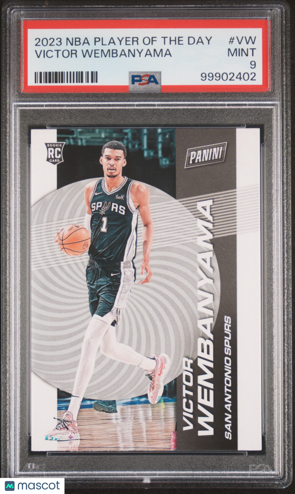 2023 Panini NBA Player Of The Day Victor Wembanyama ROOKIE #VW PSA 9