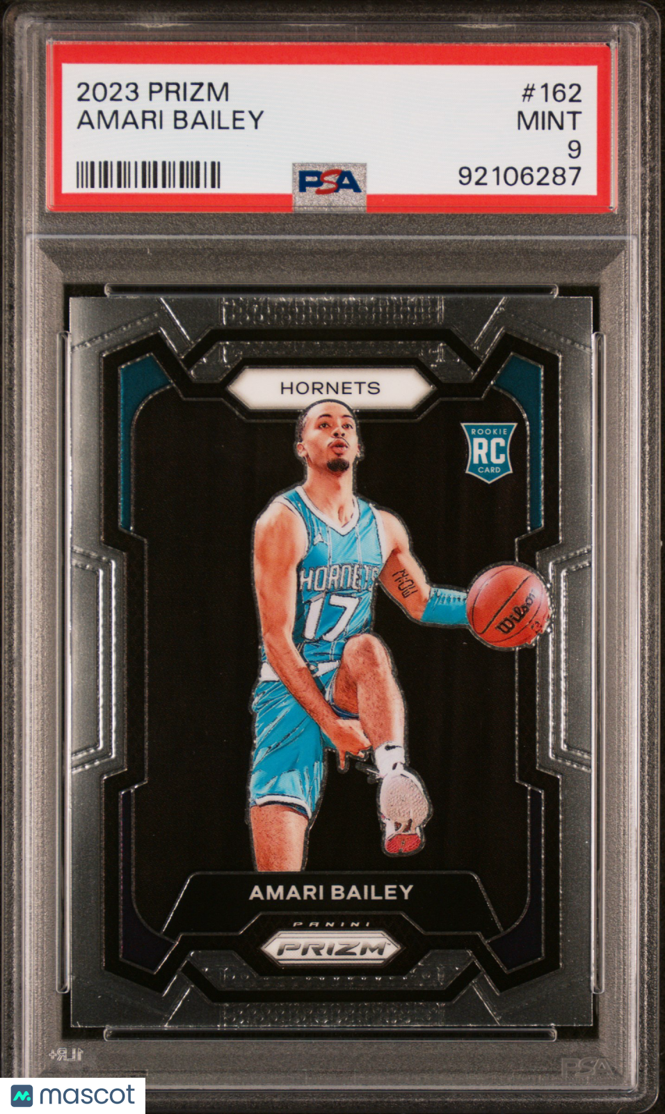 2023 Panini Prizm Amari Bailey ROOKIE #162 PSA 9
