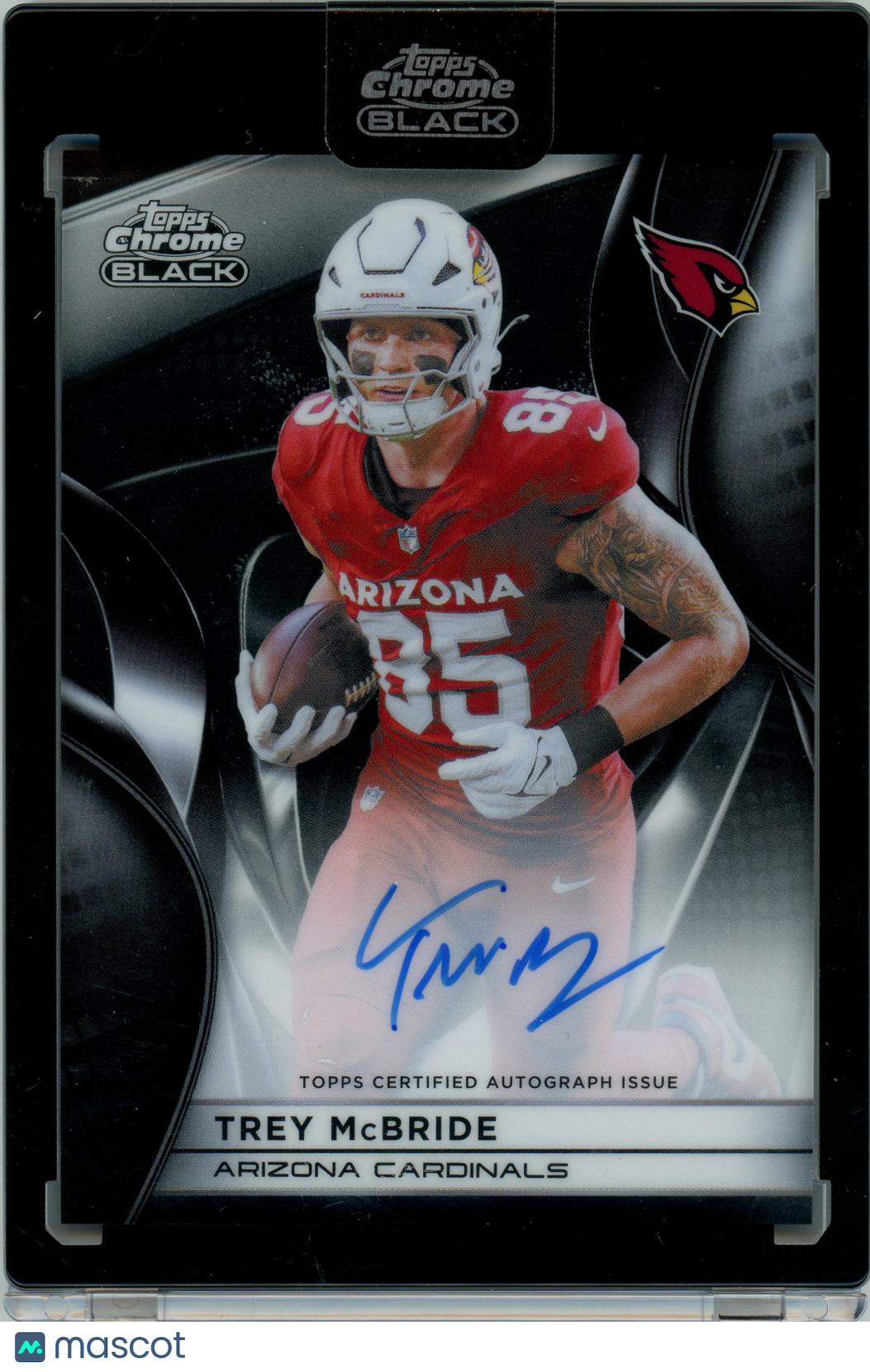 2025 Topps Chrome Black Trey McBride #AU-TM