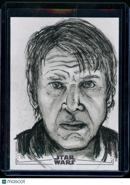 Topps Star Wars - The Force is With You - HAN SOLO Sketch 1/1 - Neil Camera