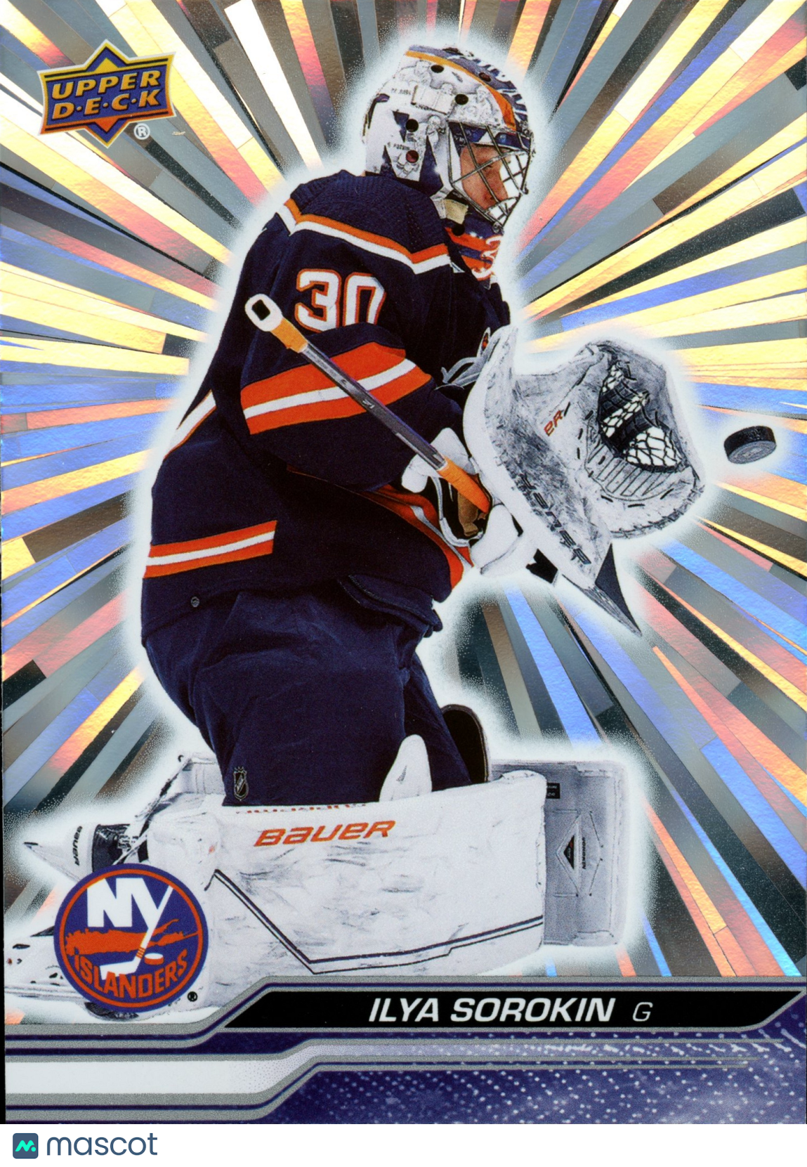 2024 Upper Deck Hockey - Ilya Sorokin #367 - Silver Outburst - OUTBURST SILVER