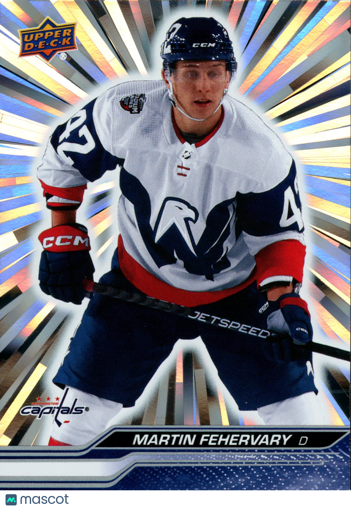 2024 Upper Deck Hockey- Martin Fehervary #440- Silver Outburst - OUTBURST SILVER