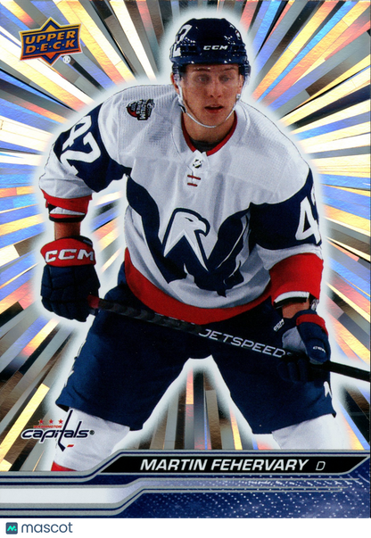 2024 Upper Deck Hockey- Martin Fehervary #440- Silver Outburst - OUTBURST SILVER