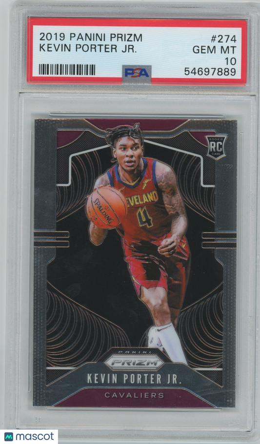 2019 Panini Prizm Kevin Porter JR. ROOKIE #274 PSA 10