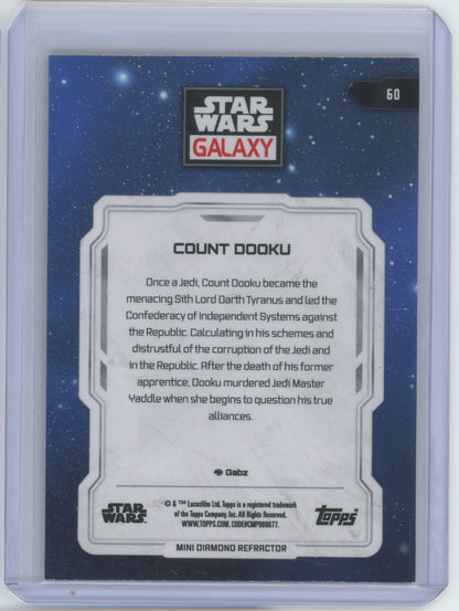 Star Wars Galaxy Count Dooku #60