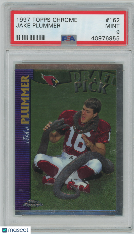 1997 Topps Chrome #162 Jake Plummer Cardinals RC ROOKIE PSA 9 - ROOKIE