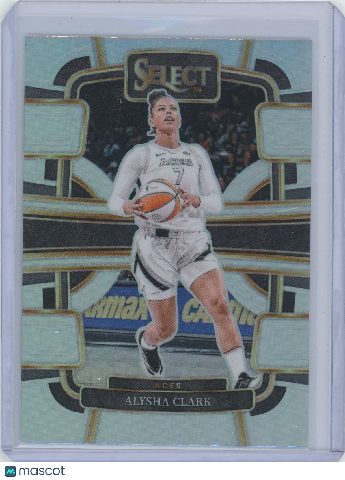 2024 Panini WNBA Select Basketball Alysha Clark #43 Concourse Silver Prizm