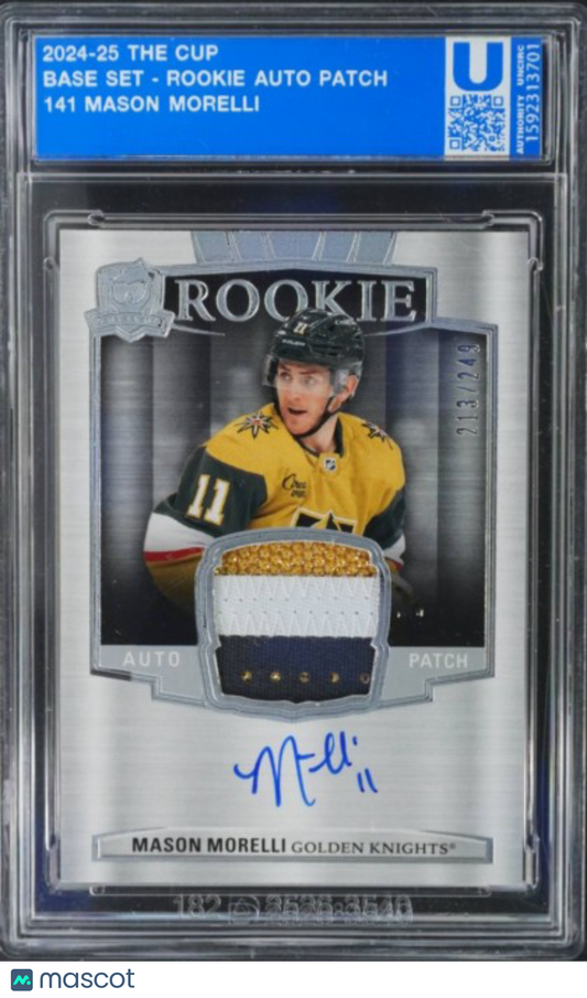 2025 2024-25 The Cup Hockey Mason Morelli #141 213/249