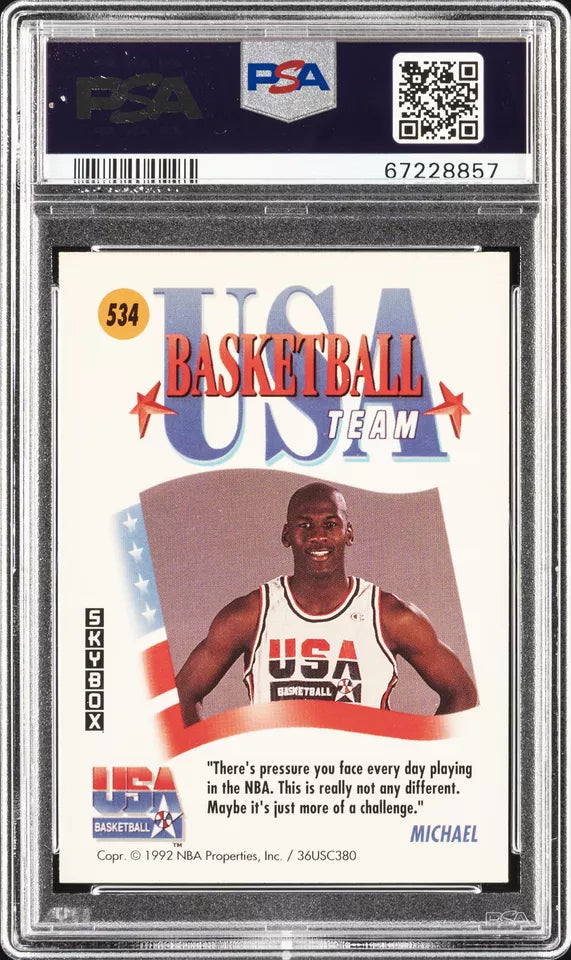 1991 Skybox Michael Jordan #534 Usa PSA 6