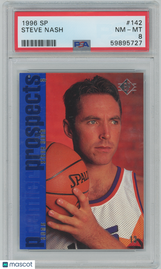 1996 Upper Deck SP - Steve Nash ROOKIE #142 - Premium Prospects - ROOKIE - PSA