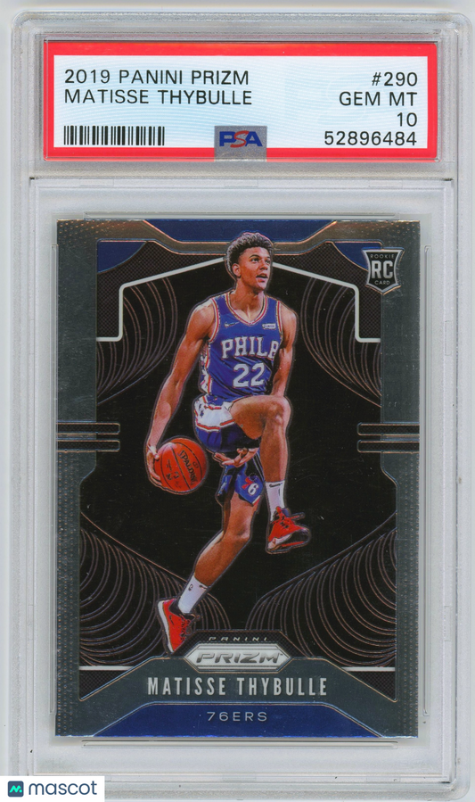 2019 Panini Prizm Matisse Thybulle ROOKIE #290 PSA 10