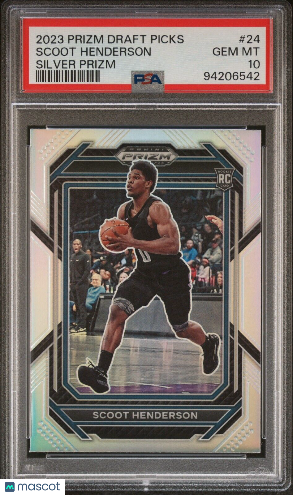 2023-24 Prizm Draft Picks Scoot Henderson #24 Silver Prizm Rookie PSA 10