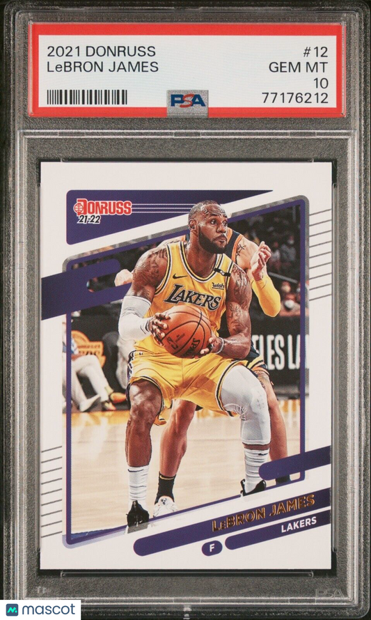 2021 Donruss LeBron James #12 Base Set PSA 10