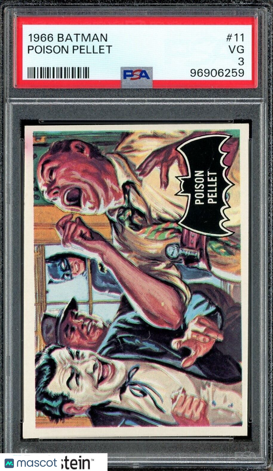 1966 Batman - BLACK BAT - #11 Poison Pellet PSA 3 VG