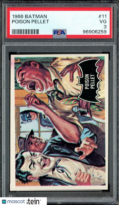 1966 Batman - BLACK BAT - #11 Poison Pellet PSA 3 VG