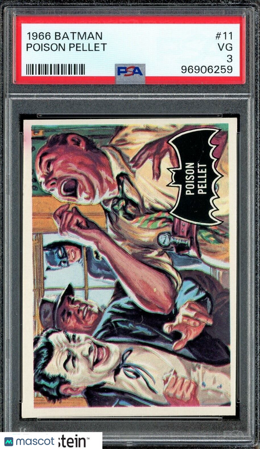 1966 Batman - BLACK BAT - #11 Poison Pellet PSA 3 VG