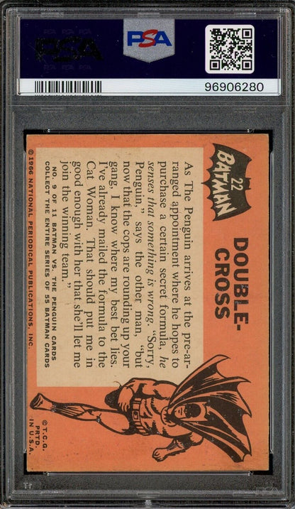 1966 Batman - BLACK BAT - #22 Double-Cross - PSA 4