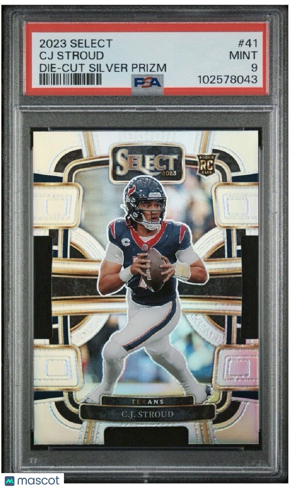 2023 Panini Select C.J. Stroud #41 Die-Cut Rookie PSA 9