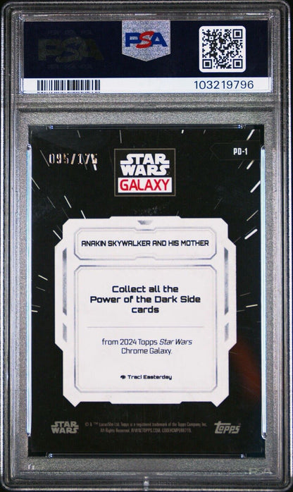 Star Wars Galaxy Hayden Christensen - Aqua Lava /175 -  PSA 9 - Aqua Lava /175