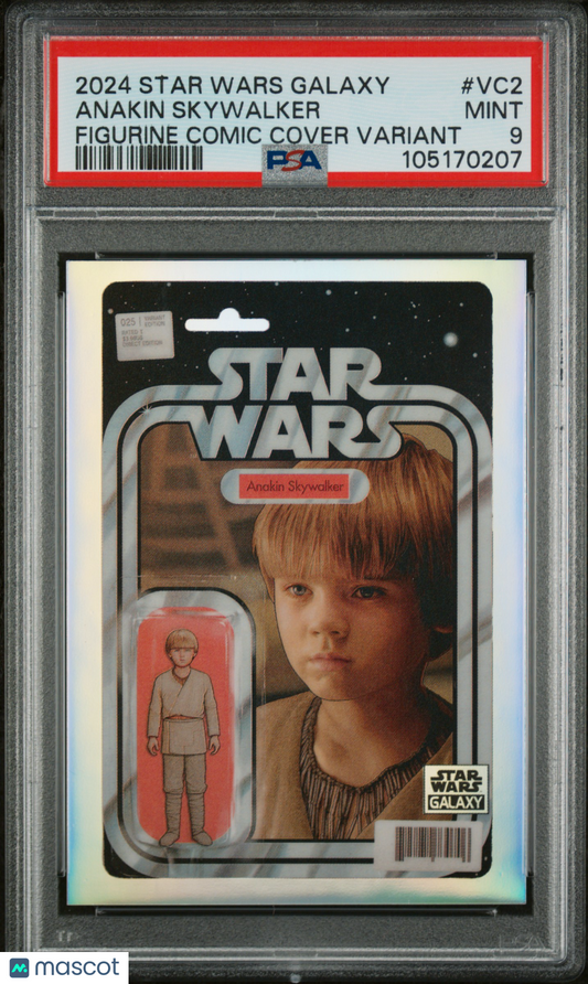 2024 Star Wars Galaxy- Anakin Skywalker SSP -#VC2 Comic Cover Variant SSP - PSA